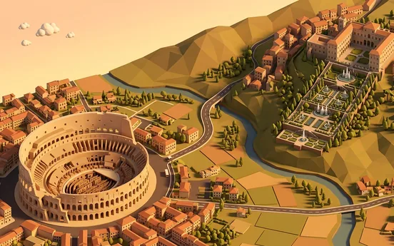 Roman Ruins and Countryside Escape