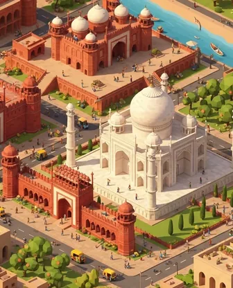 Illustration for 3 Days in Agra — First-Timer Highlights