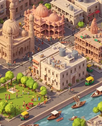 Illustration for 3 Days in Ahmedabad — Family with Kids
