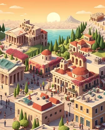 Illustration for 2 Days in Athens — Romance