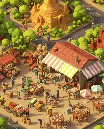 Illustration for 2 Days in Bagan — Food & Wine
