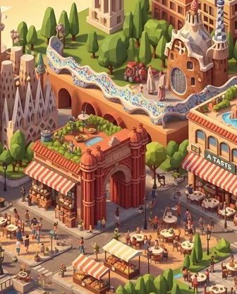 Illustration for 2 Days in Barcelona — Food & Wine