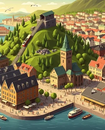 Illustration for 3 Days in Bergen — First-Timer Highlights