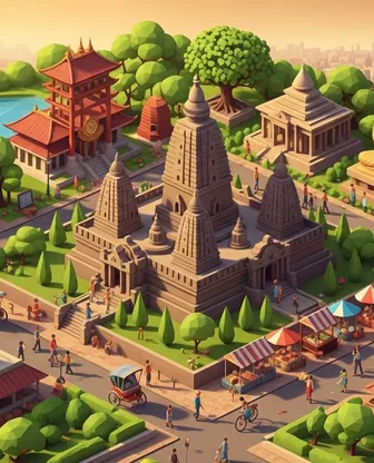 Illustration for 3 Days in Bodh Gaya — First-Timer Highlights