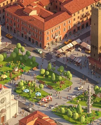 Illustration for 3 Days in Bologna — Family with Kids