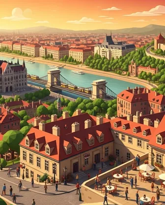 Illustration for 2 Days in Budapest — Romance