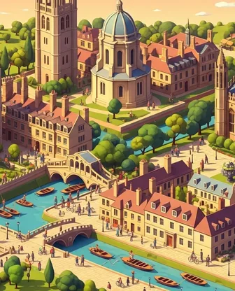 Illustration for 2 Days in Cambridge — Romance