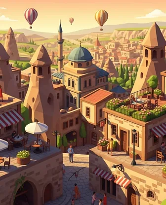 Illustration for 2 Days in Cappadocia — Romance