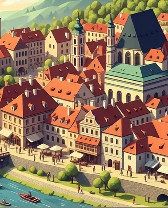 Illustration for 3 Days in Cesky Krumlov — First-Timer Highlights