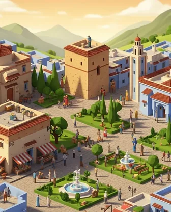 Illustration for 3 Days in Chefchaouen — Family with Kids