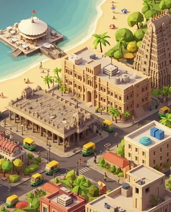 Illustration for 3 Days in Chennai — First-Timer Highlights