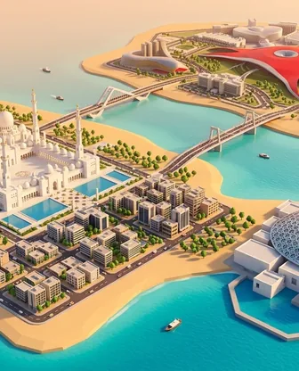 Illustration for Coastal Escape to Abu Dhabi
