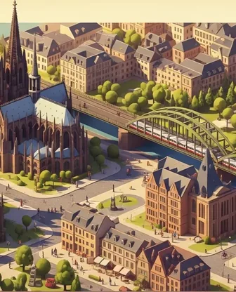 Illustration for 3 Days in Cologne — Culture & History