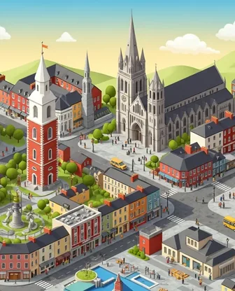 Illustration for 3 Days in Cork — Culture & History