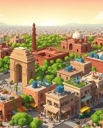 Illustration for 2 Days in Delhi — Romance