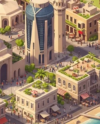 Illustration for 2 Days in Doha — Romance