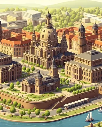 Illustration for 3 Days in Dresden — Culture & History