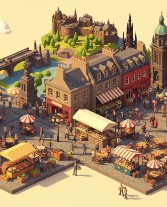 Illustration for 2 Days in Edinburgh — Food & Wine