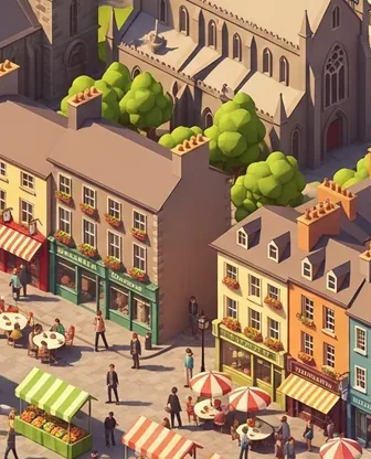 Illustration for 2 Days in Galway — Food & Wine