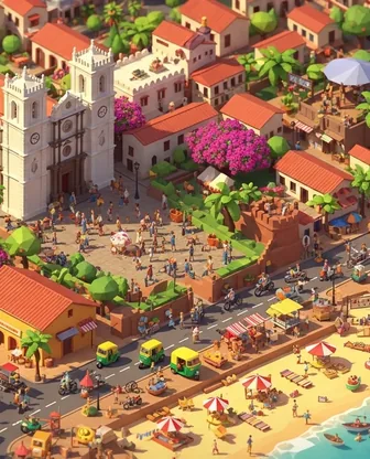 Illustration for 3 Days in Goa — First-Timer Highlights