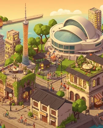 Illustration for 2 Days in Guangzhou — Romance