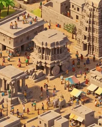 Illustration for 3 Days in Hampi — Culture & History