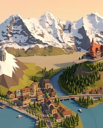 Illustration for 3 Days in Interlaken — First-Timer Highlights