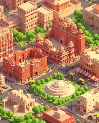 Illustration for 3 Days in Jaipur — First-Timer Highlights