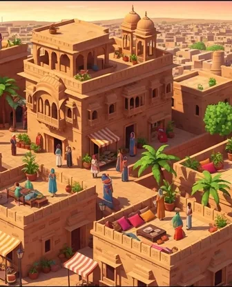 Illustration for 2 Days in Jaisalmer — Romance