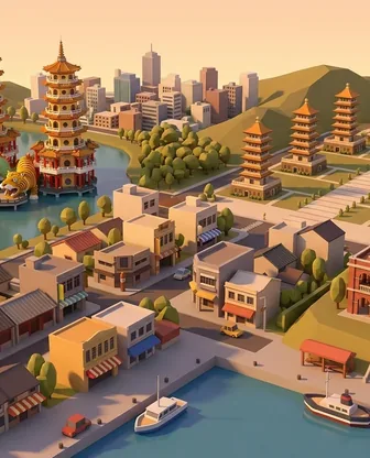Illustration for 3 Days in Kaohsiung — Culture & History