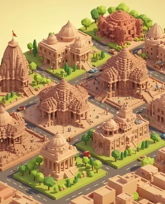 Illustration for 3 Days in Khajuraho — Culture & History