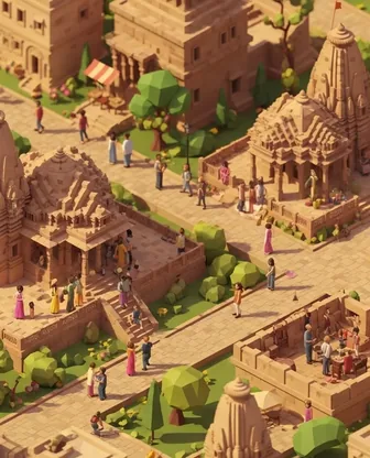 Illustration for 2 Days in Khajuraho — Romance