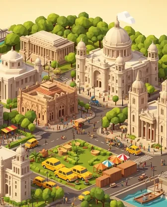 Illustration for 3 Days in Kolkata — First-Timer Highlights