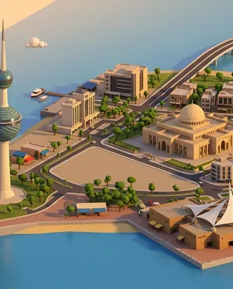 Illustration for 2 Days in Kuwait City — Romance