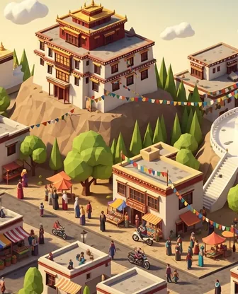 Illustration for 3 Days in Leh — First-Timer Highlights