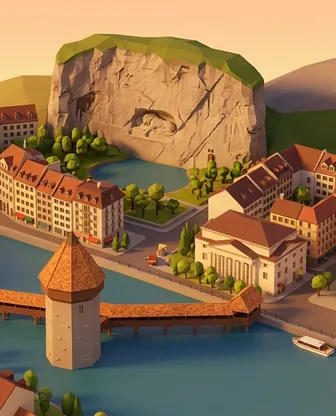 Illustration for 2 Days in Lucerne — Romance