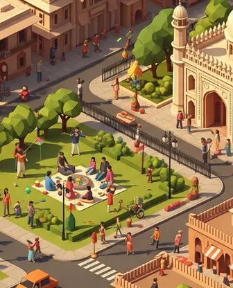 Illustration for 3 Days in Lucknow — Family with Kids