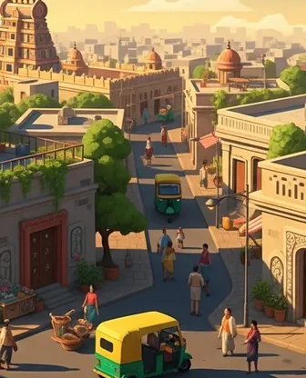 Illustration for 2 Days in Madurai — Romance