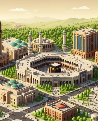 Illustration for 3 Days in Mecca — Culture & History