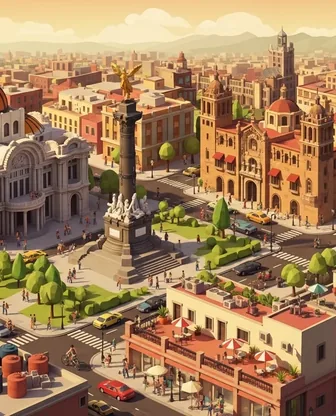 Illustration for 3 Days in Mexico City — First-Timer Highlights