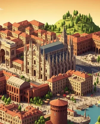 Illustration for 2 Days in Milan — Romance