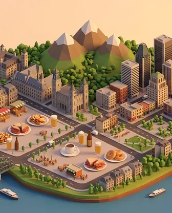 Illustration for 2 Days in Montreal — Food & Wine