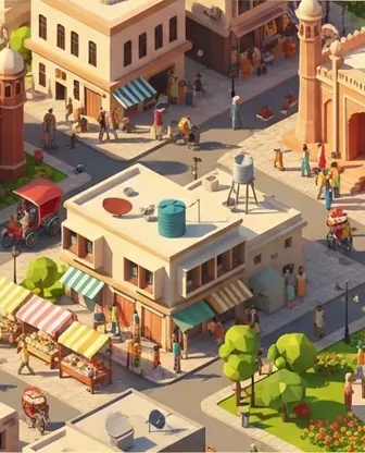 Illustration for 3 Days in Multan — Family with Kids