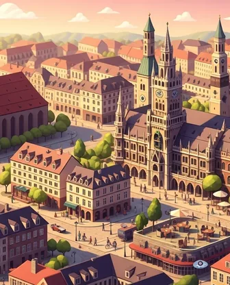 Illustration for 2 Days in Munich — Romance