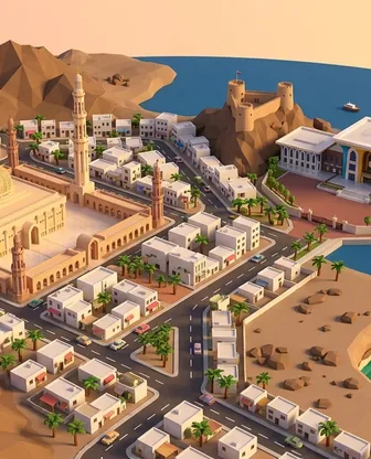 Illustration for 3 Days in Muscat — Family with Kids