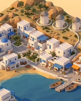 Illustration for 2 Days in Mykonos — Food & Wine