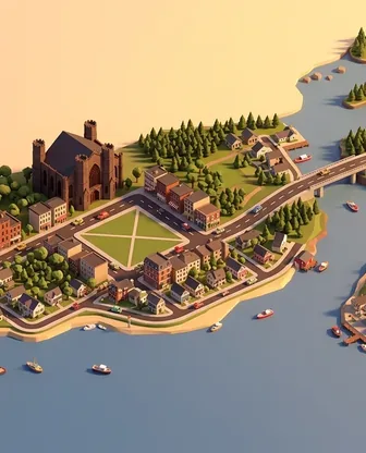 Illustration for New England Coastal Adventure