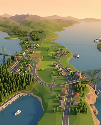 Illustration for Pacific Coast Highway Road Trip