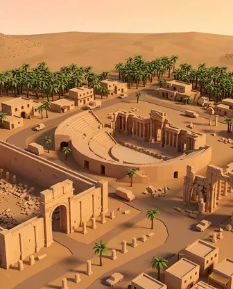 Illustration for 2 Days in Palmyra — Romance