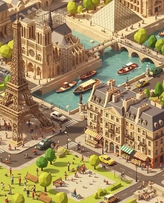 Illustration for 3 Days in Paris — Family with Kids